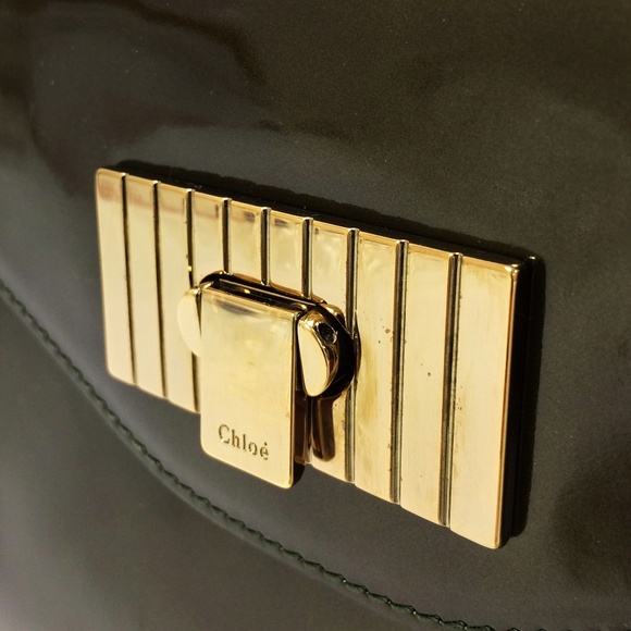 Chloe’ Sally Patent Leather Shoulder Bag - Picture 7 of 8